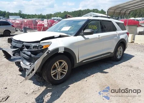 2020 Ford Explorer Xlt z USA, uszkodzony, nr VIN 1FMSK7DH0LGA88566